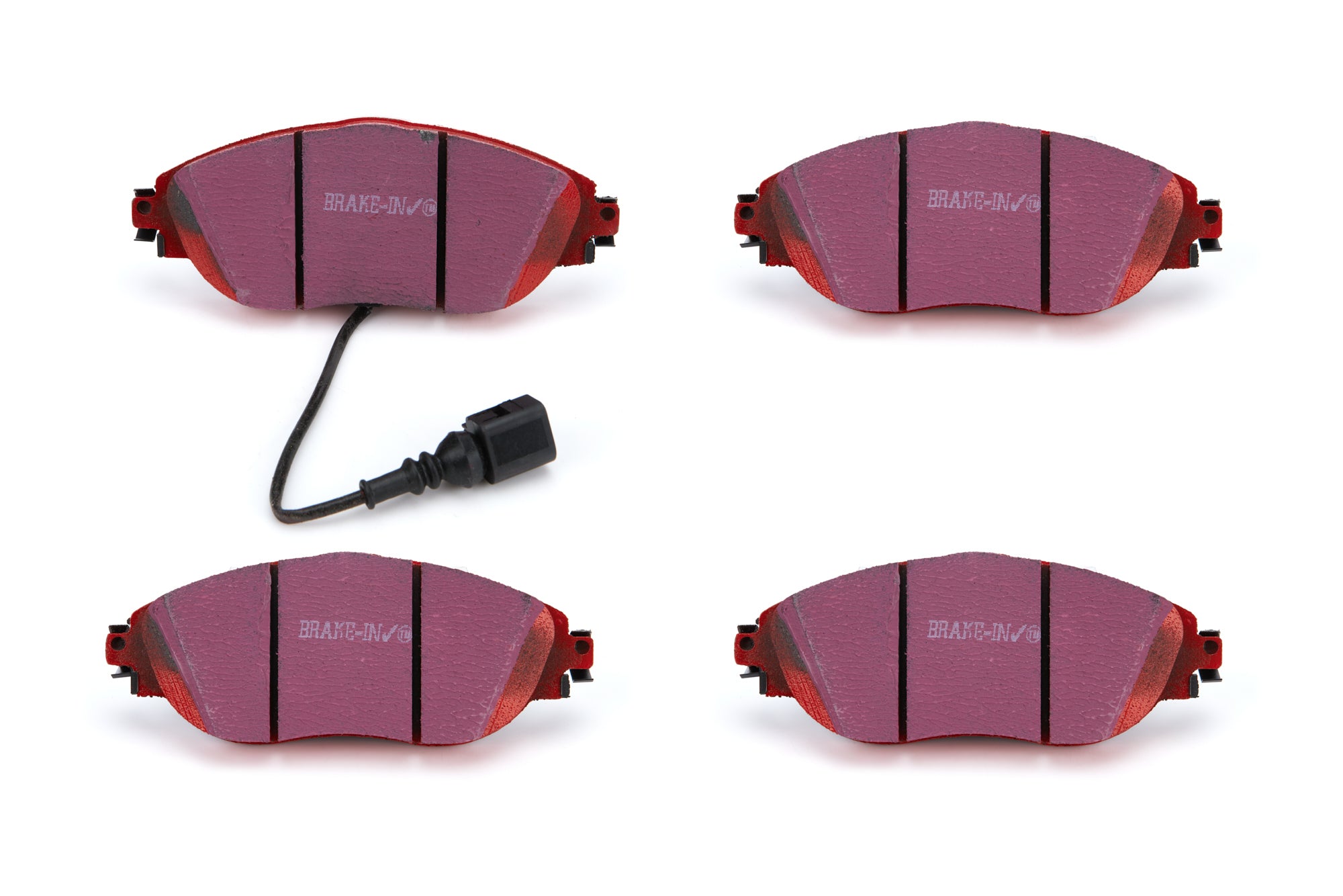 Brake Pads - Red Stuff - High Friction - Front - 20 mm Thick - Ceramic - Various Volkswagen Applications 2012-26 - Set of 4